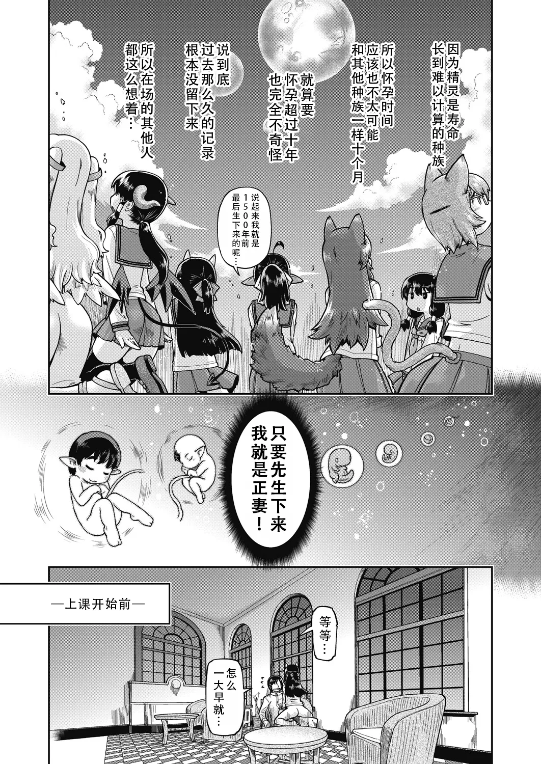 Isekai ni tenii shitara soko wa ishu-zoku JC haremu deshita! Ch. 5 | 转移到异世界后建起了异种族JC后宫！5 page 6 full