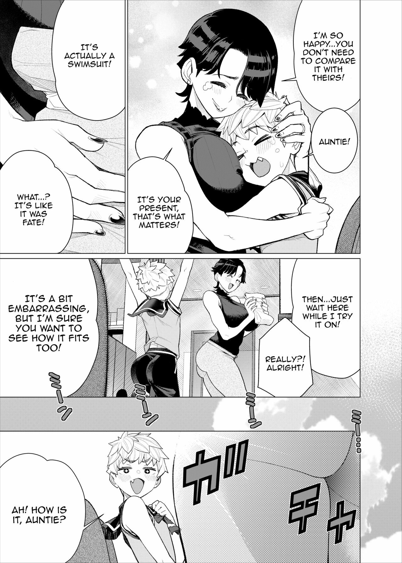 Tomodachi no Mama no Slingshot!~ Zetsurin Shota ga Ero Mizugi Mama to Zetchou Yagai SEX suru Hanashi ~ page 6 full