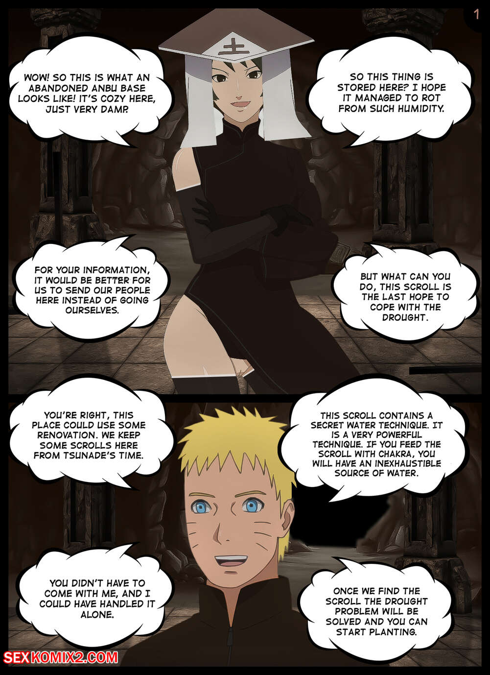 Naruto. An obscene offer. KristoLin for sexkomix2.com page 2 full