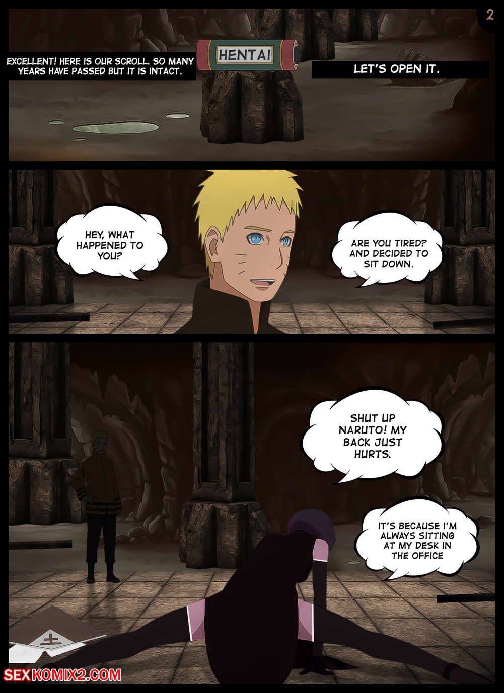 Naruto. An obscene offer. KristoLin for sexkomix2.com page 3 full