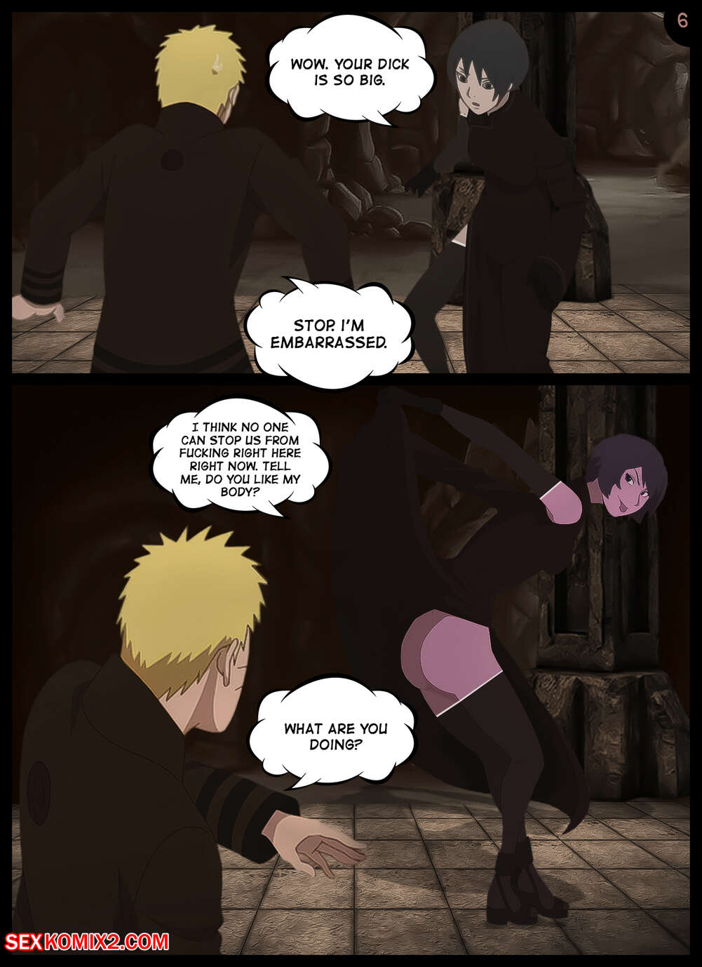 Naruto. An obscene offer. KristoLin for sexkomix2.com page 7 full