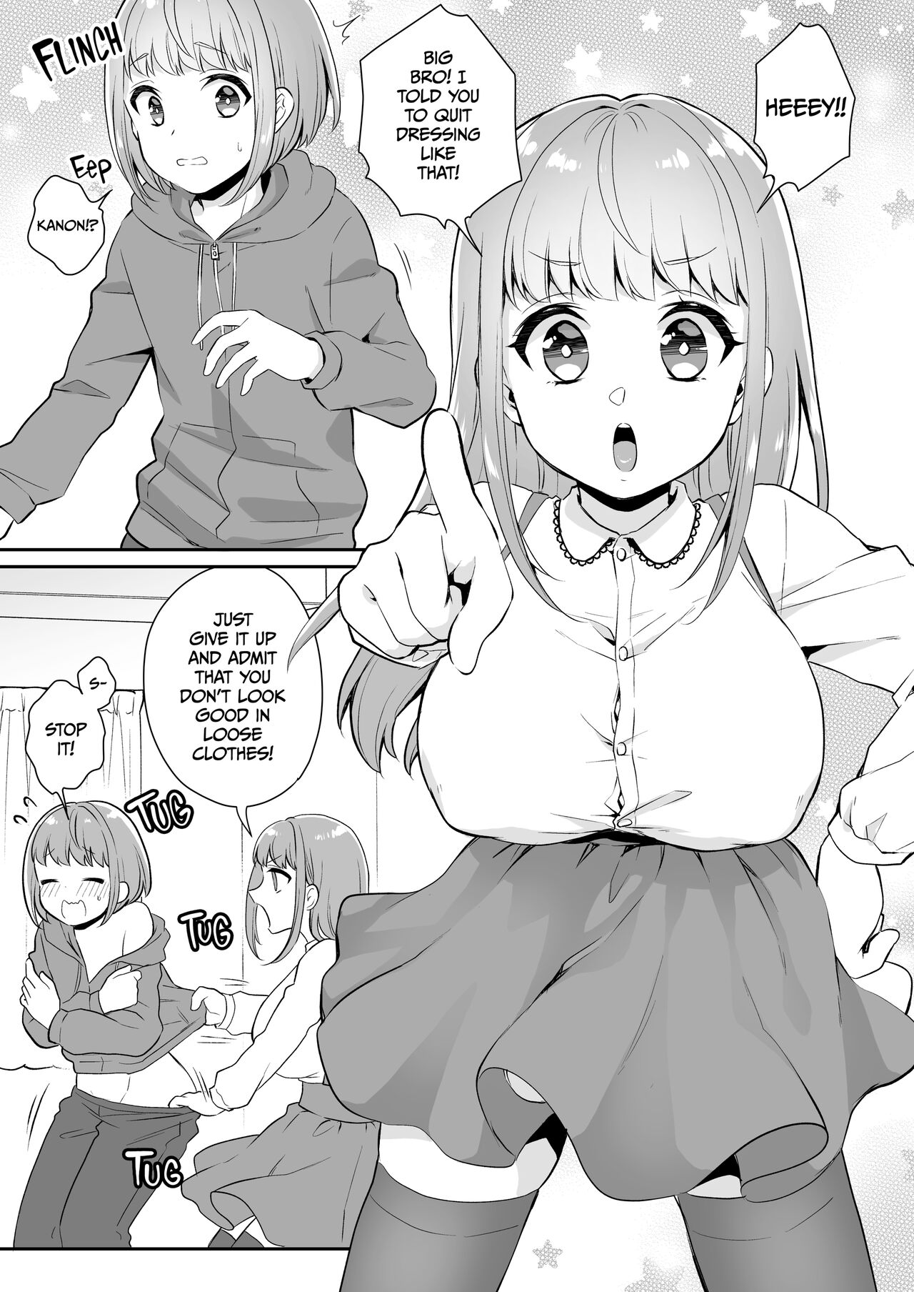 Huge Little Sis, Tiny Big Bro page 3 full