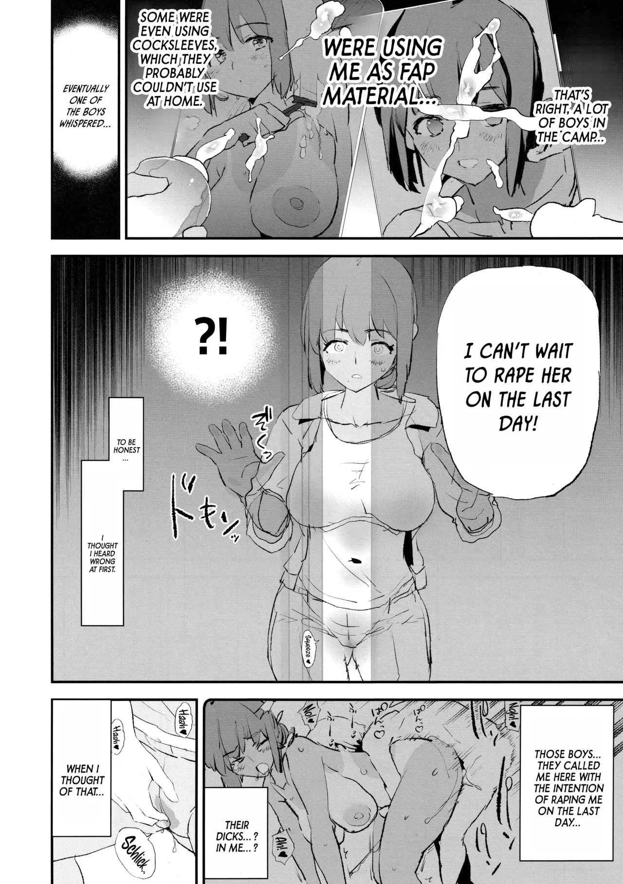 Onaho Gasshuku Saimin Dosukebe Interview Shiina Senpai | Cocksleeve Camp's Hypnosis Lewd Interview -Haruka Shiina- page 9 full