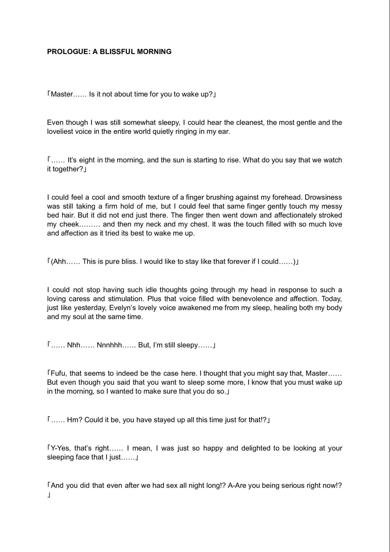 Welcome to the Forest of Lewd Elves ~Modern Life While Being Served by An Obedient, Busty Dark-Skinned Elf~ Prologue page 2 full