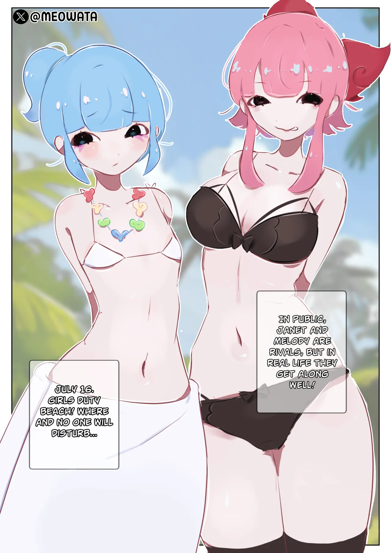 Janet and Melodie beach episode page 2 full