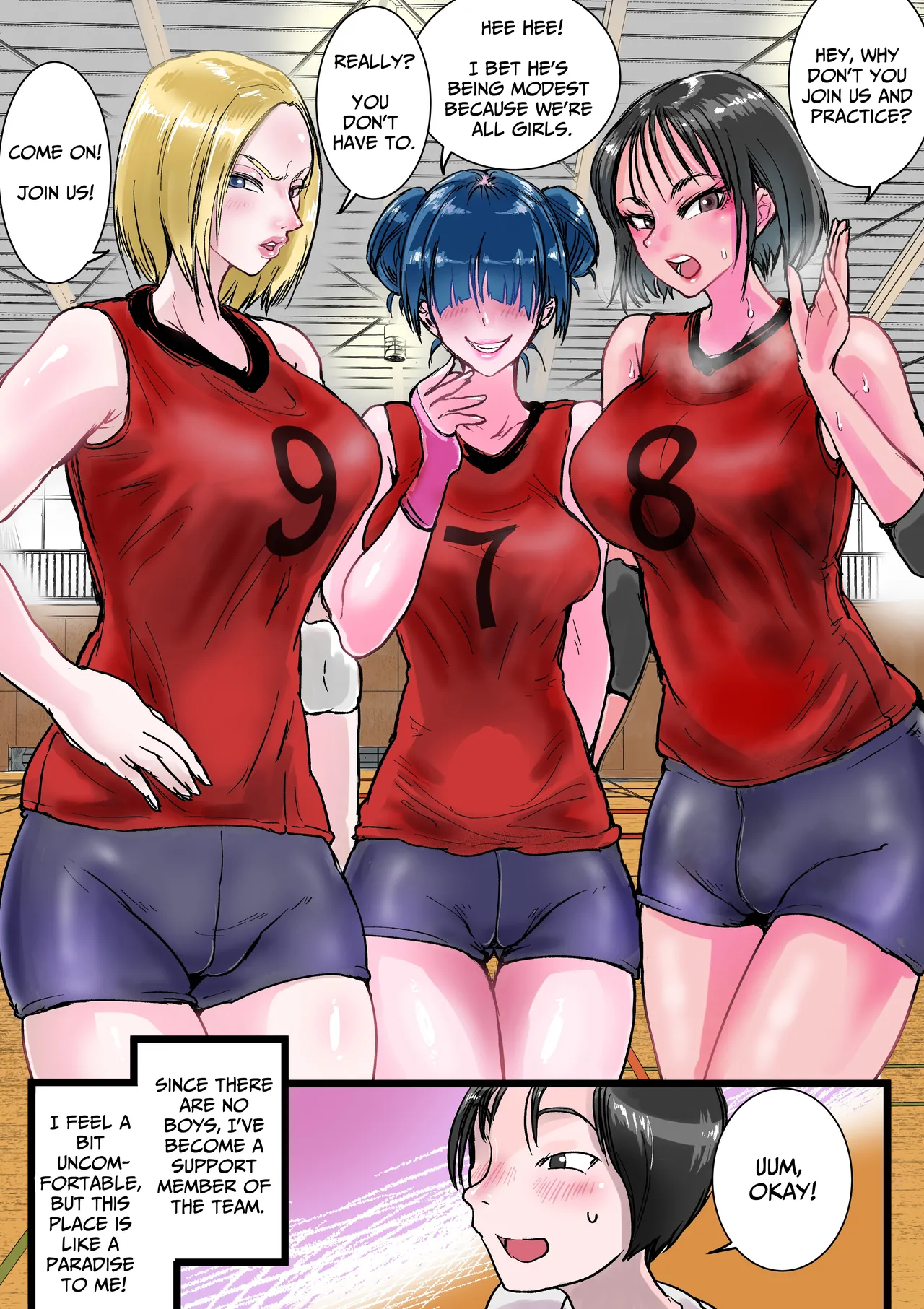 Harem Volley-bu Seishori Manager | Harem Volleyball Club's Sex Relief Manager page 3 full