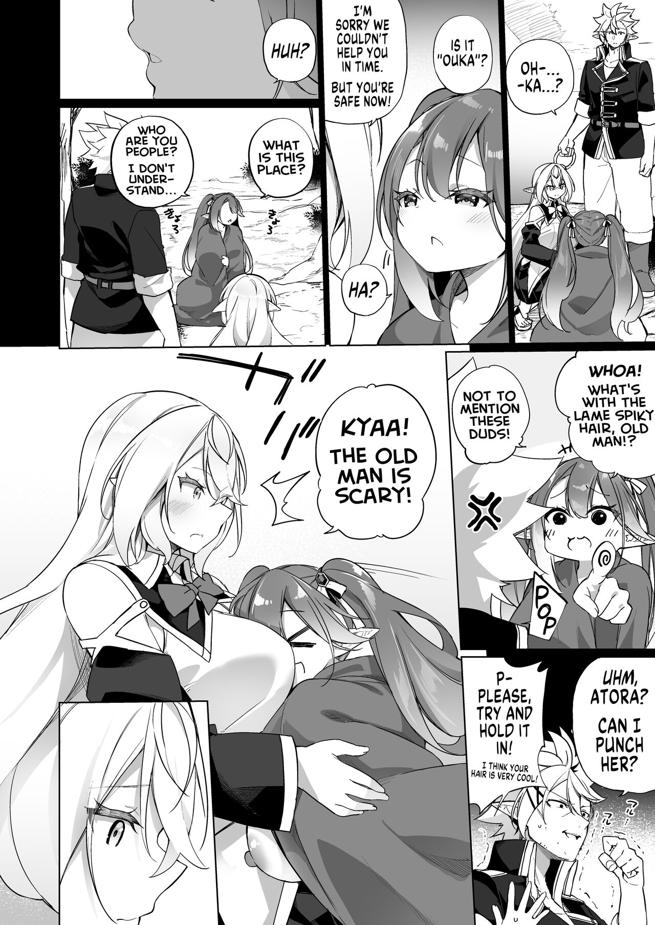 Mesugaki Elf ni Natta Don 2 Elf-ka no Kusuri part 3 | A Bandit Chief Who Turned Into a Bratty Elf Girl 2 Elvification Drug part 3 page 6 full