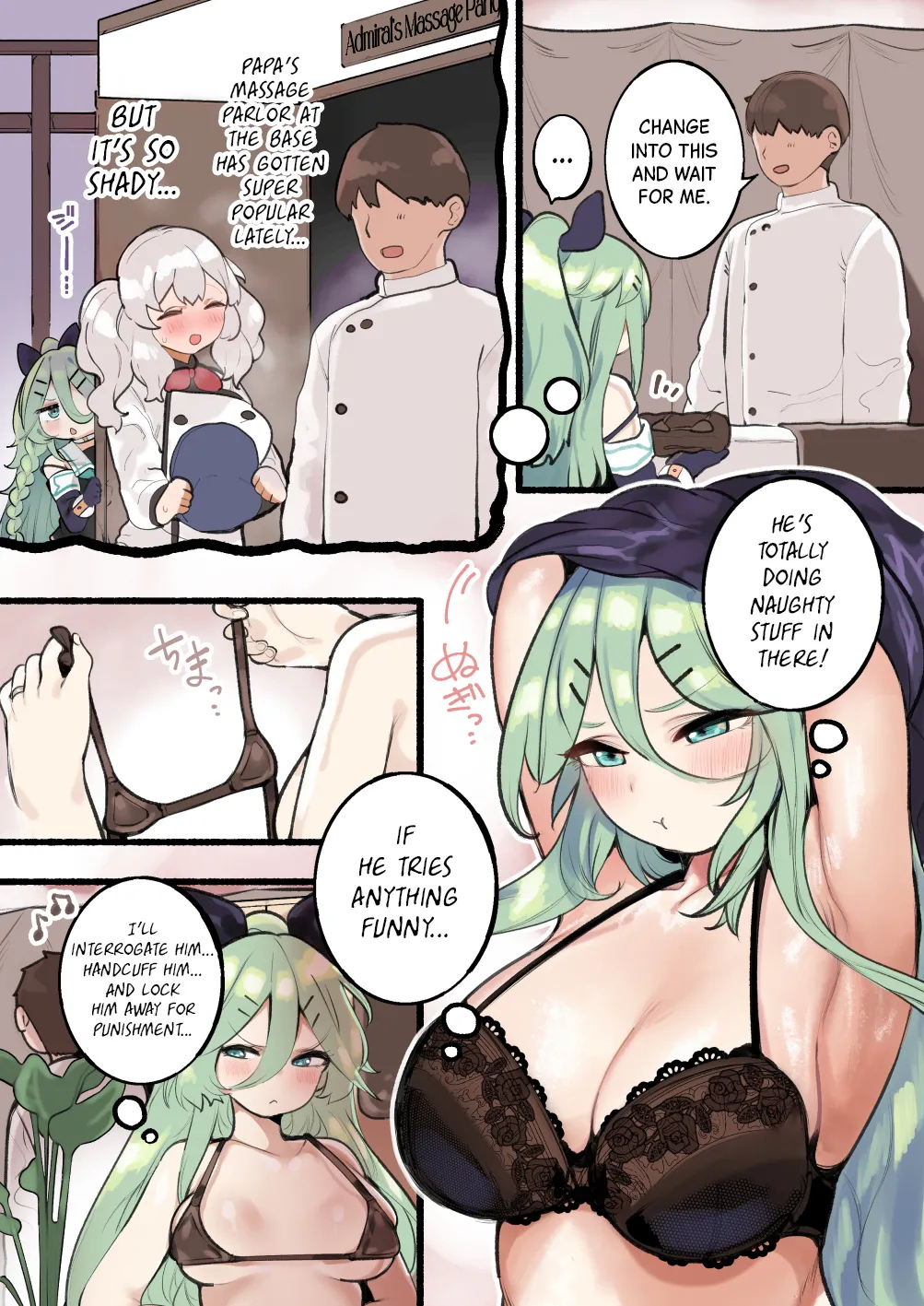Yamakaze-chan ni Torotoro Massage | A Gooey Massage for Yamakaze-chan page 2 full