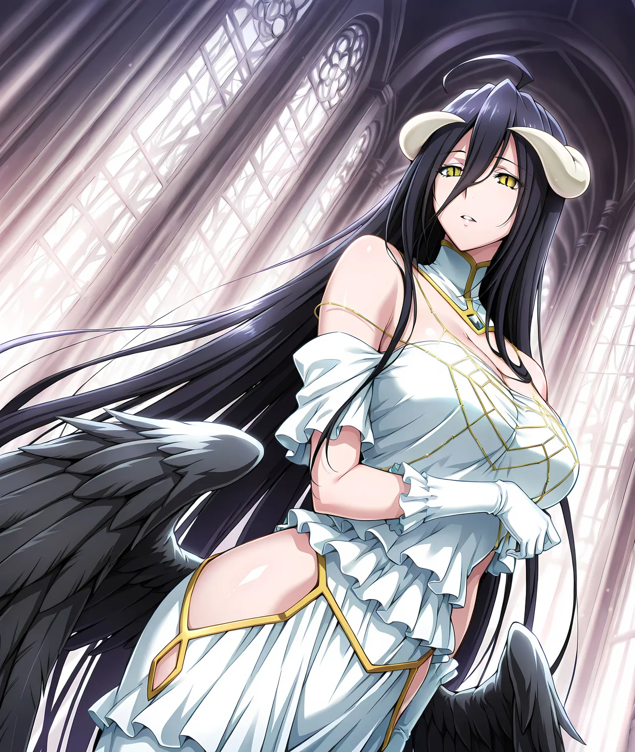 アルベド洗脳丸呑み・完堕ち搾精 page 2 full