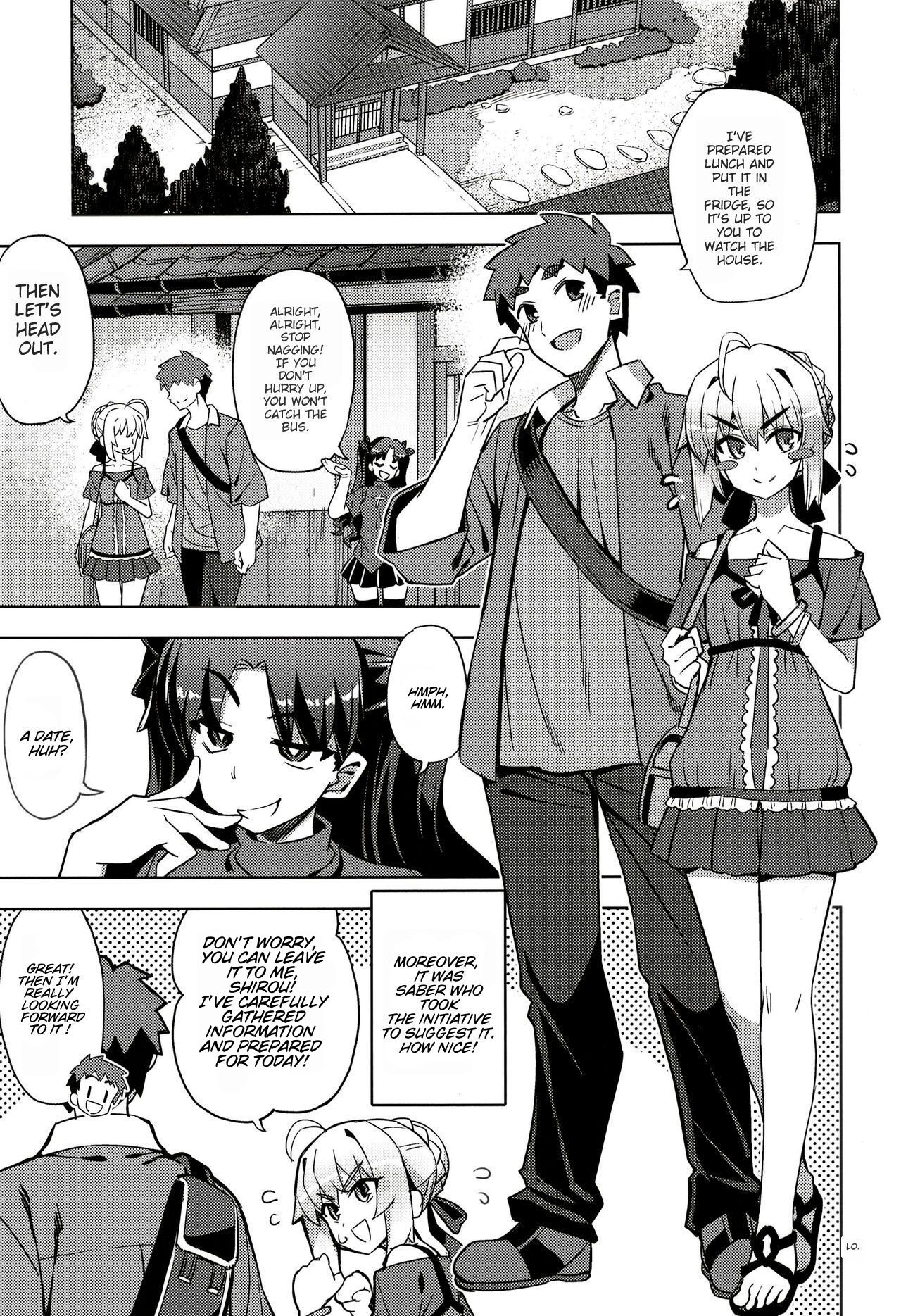 RE32 ShiKen ga LoveHo de Sukebe  Suru dake no Hon  | Shirou and Saber do lewd things at a hotel. page 6 full