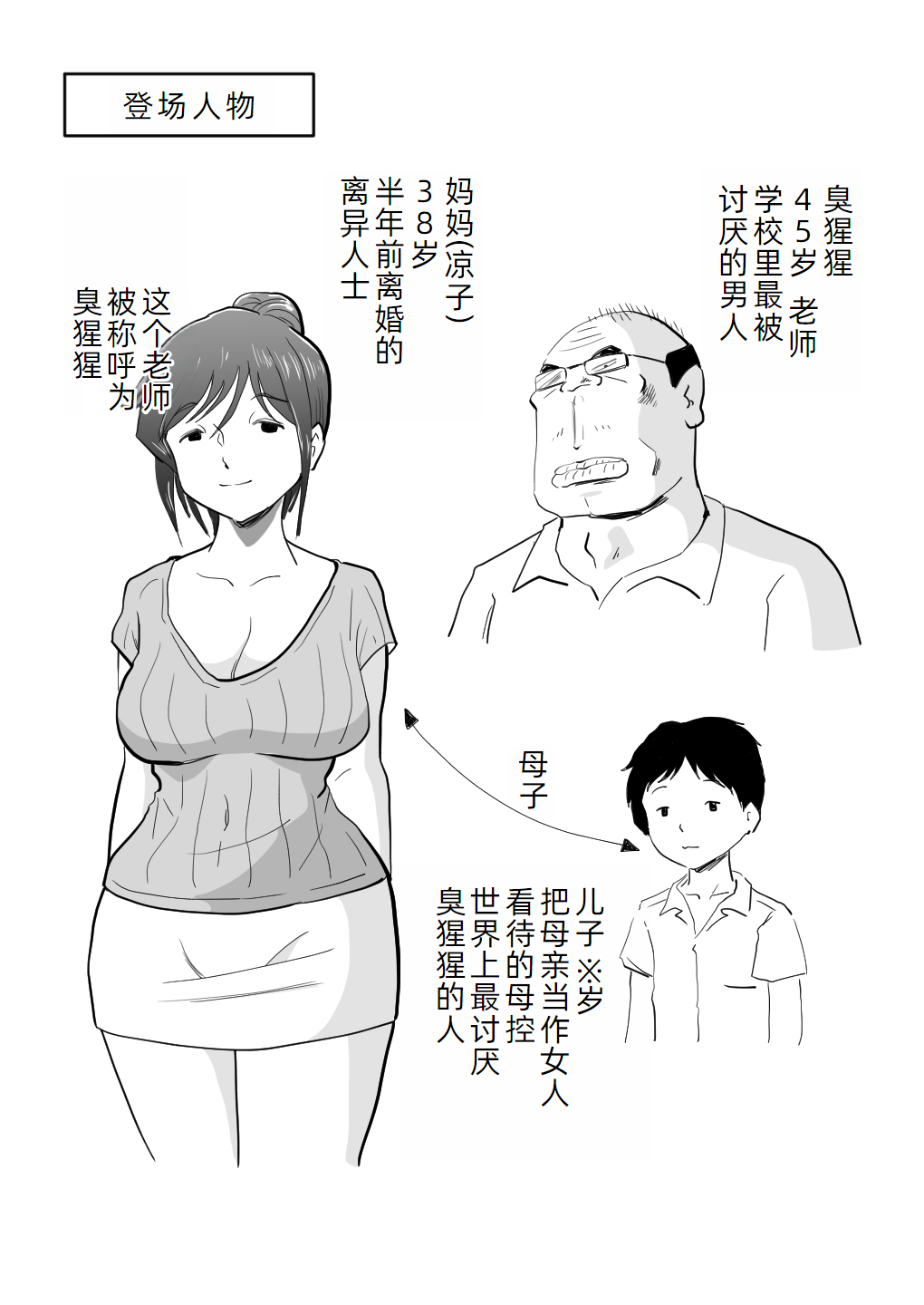 Sekai de Ichiban Kirai na Yatsu ni Haha ga Netorarete Imashita page 3 full