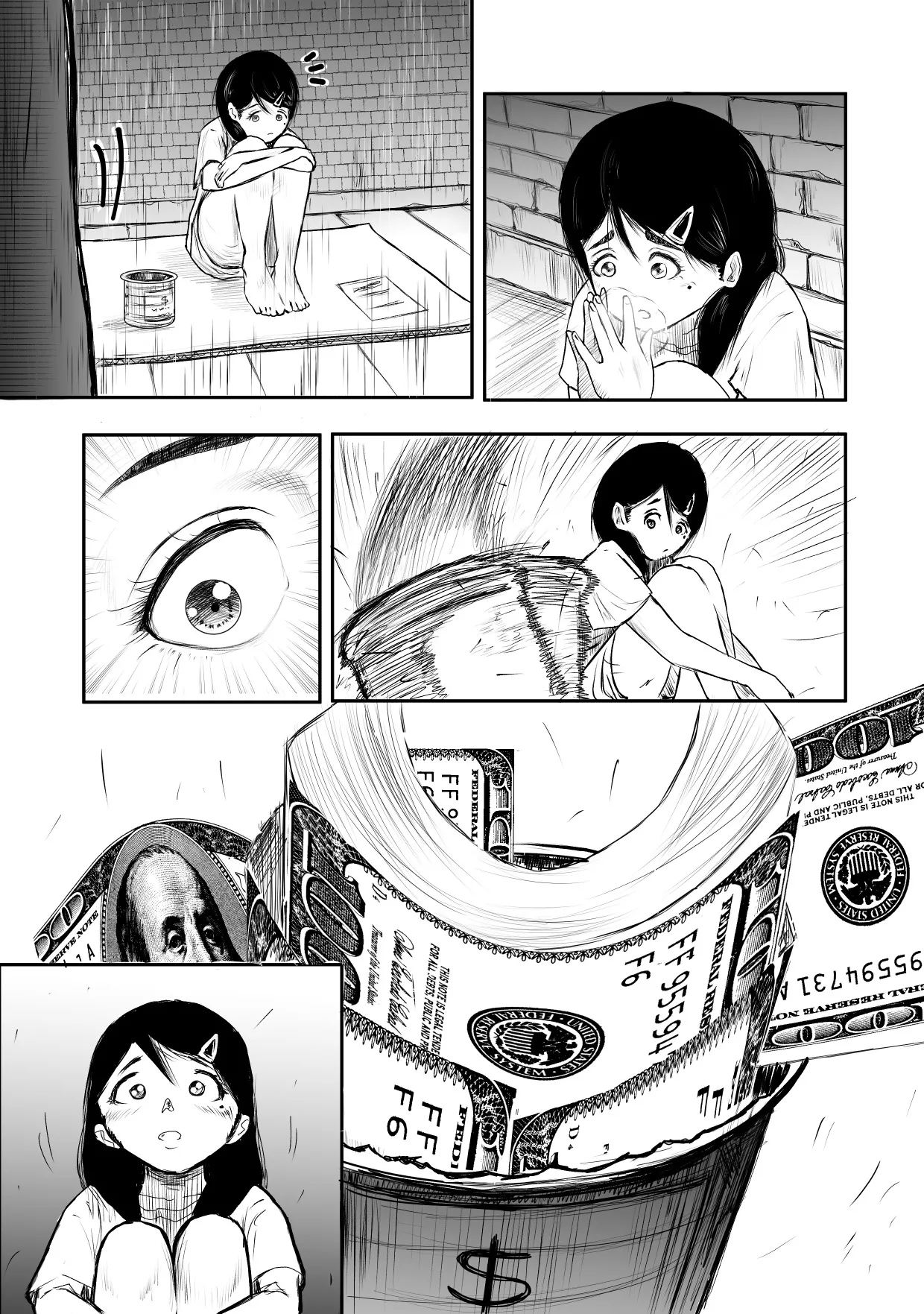 The Girl in the Rain page 3 full