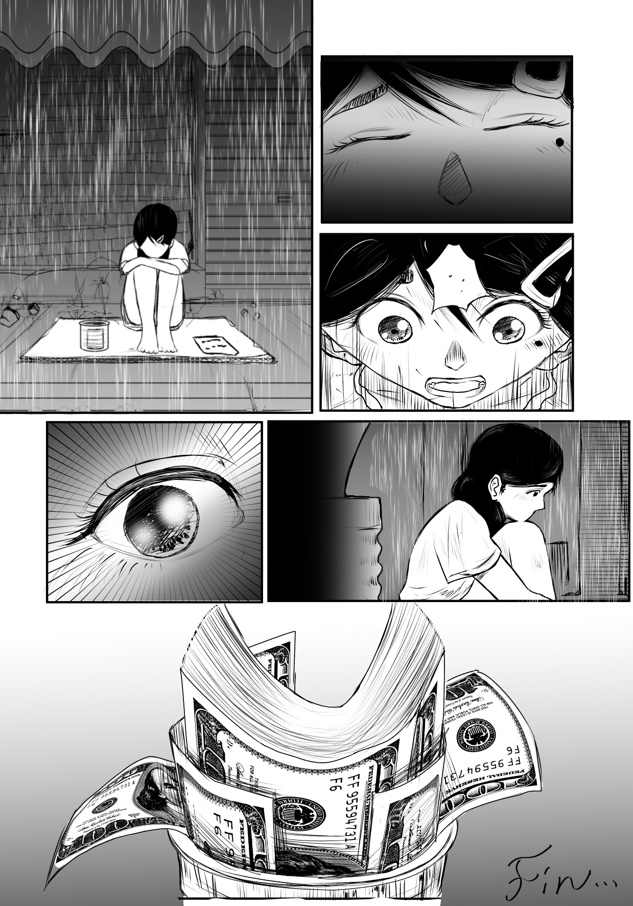 The Girl in the Rain page 9 full