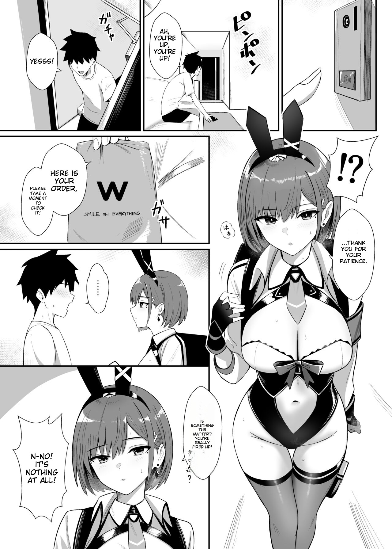 Haitatsu Bunny Girl to Service Ecchi 3 - Delivery Bunny Girl 3 page 5 full