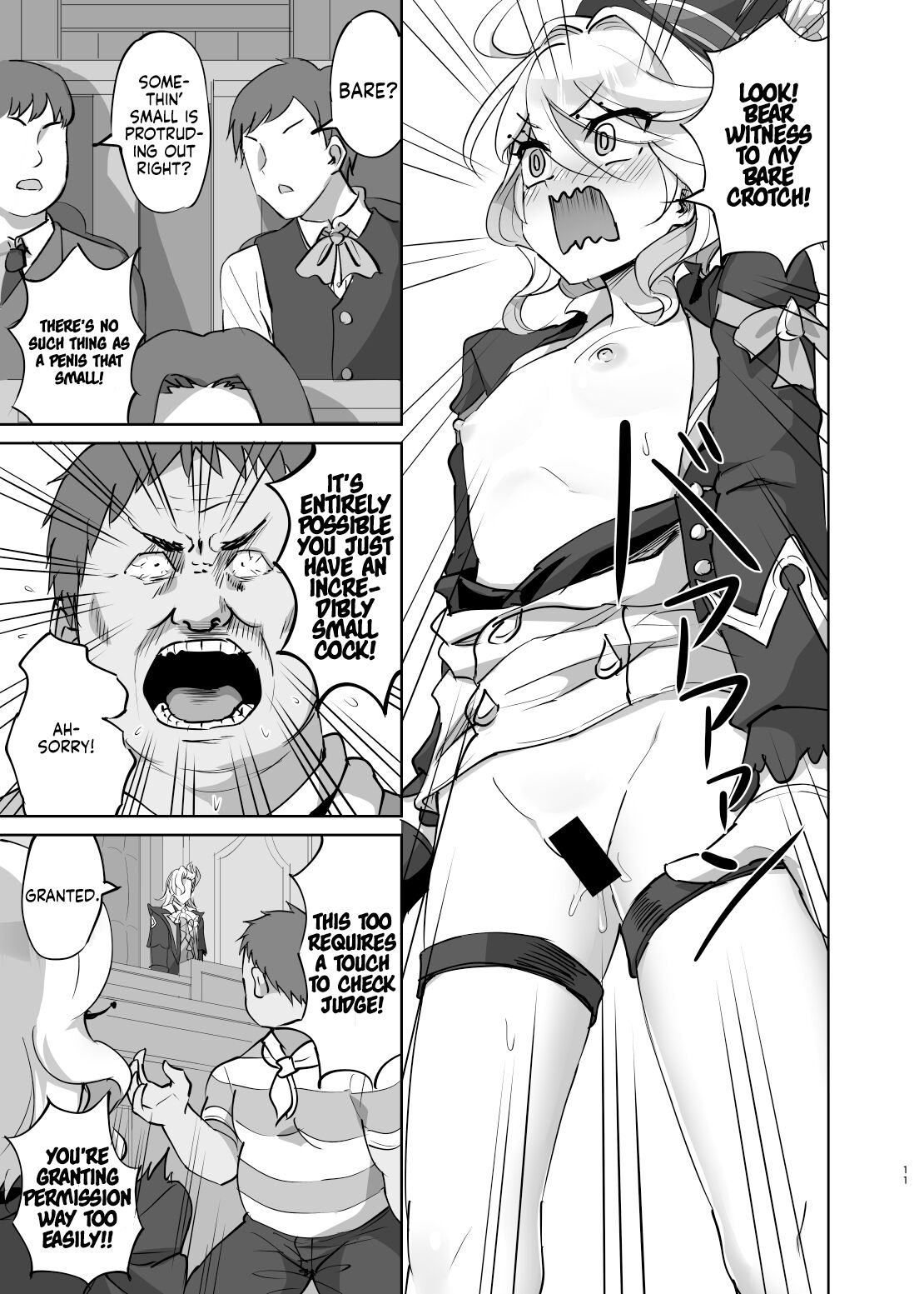 Boku wa Otokonoko ja Nai! ~Suijin Dansei Giwaku Saiban Gijiroku~ | I am not a boy! ~The Trial of the Hydro Archons Suspected Manhood~ page 10 full