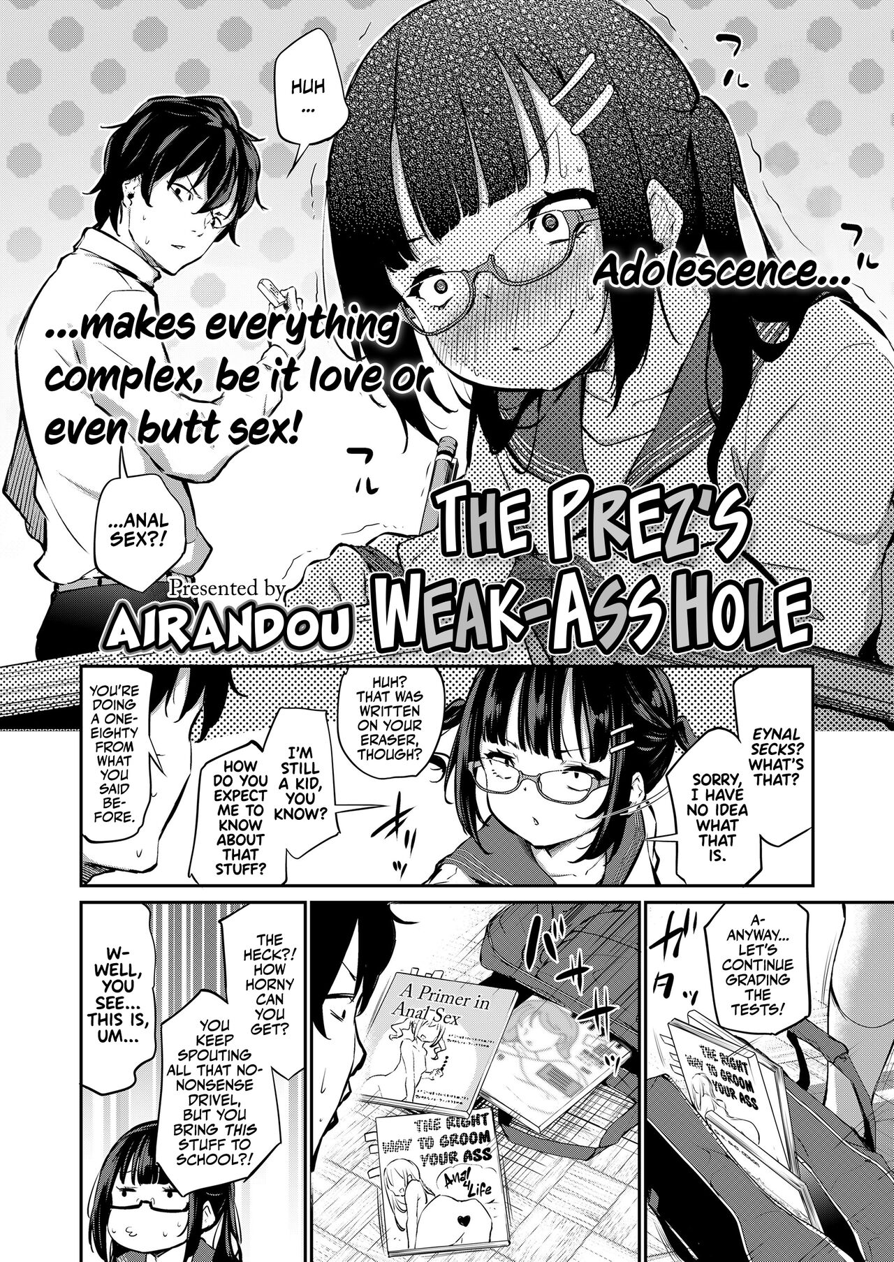 Iinchou wa Oshiri ga Yowai | The Prez's Weak-ass Hole! page 4 full