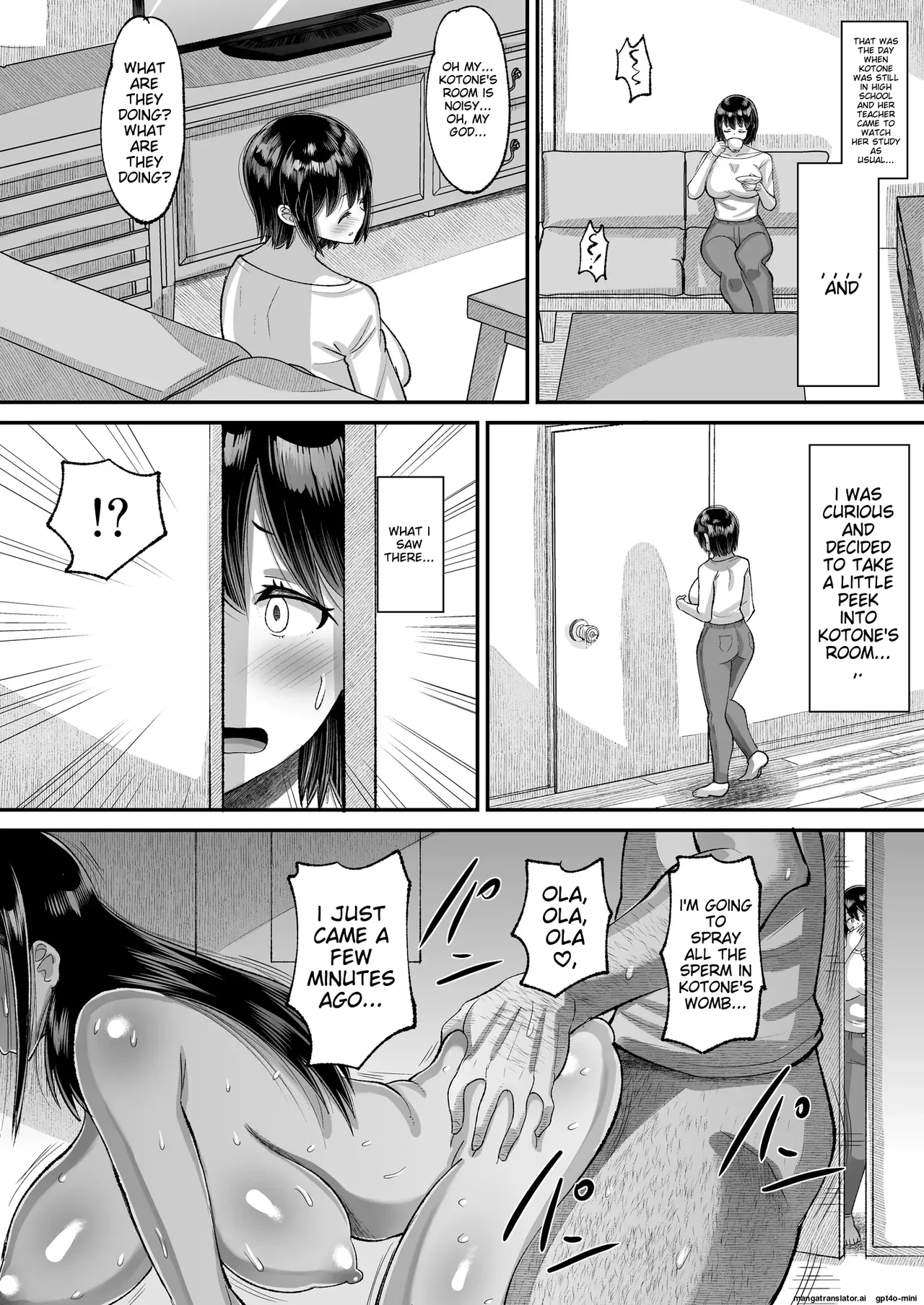 Kichiku Kyoushi ni Otosareta Boku no Seitokaichou Part.3 page 4 full