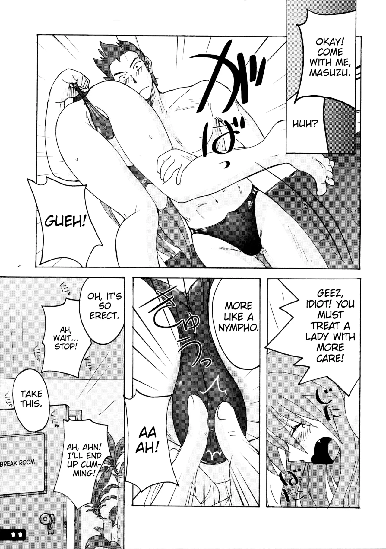 Pitapita Kyouei Mizugi - for Competition swimsuit fetist & high cut bottoms fleaks 1-3 Soushuuhen page 10 full