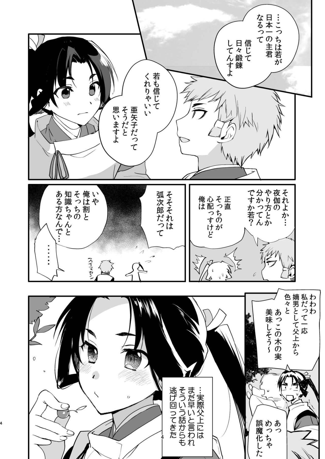 Yorishige-dono to Yotogi no Tanren page 3 full