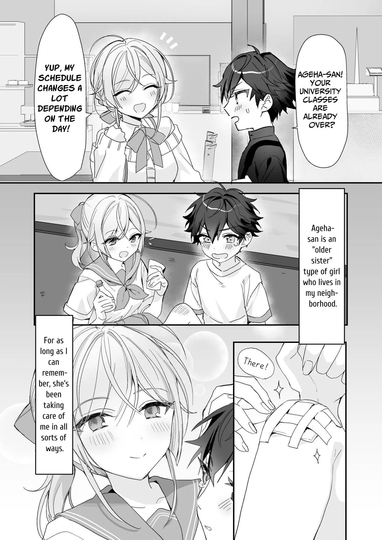 Josou Shounen to Ama Seme Oneesan | Crossdressing Guy and Sweetly Aggressive Woman page 3 full