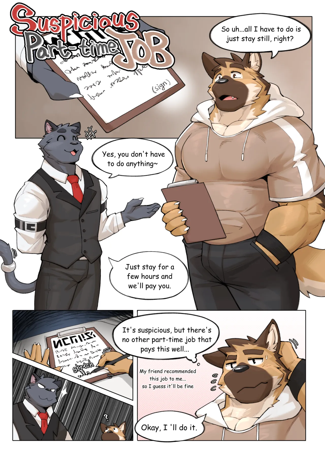 Suspicious part-time job page 1 full