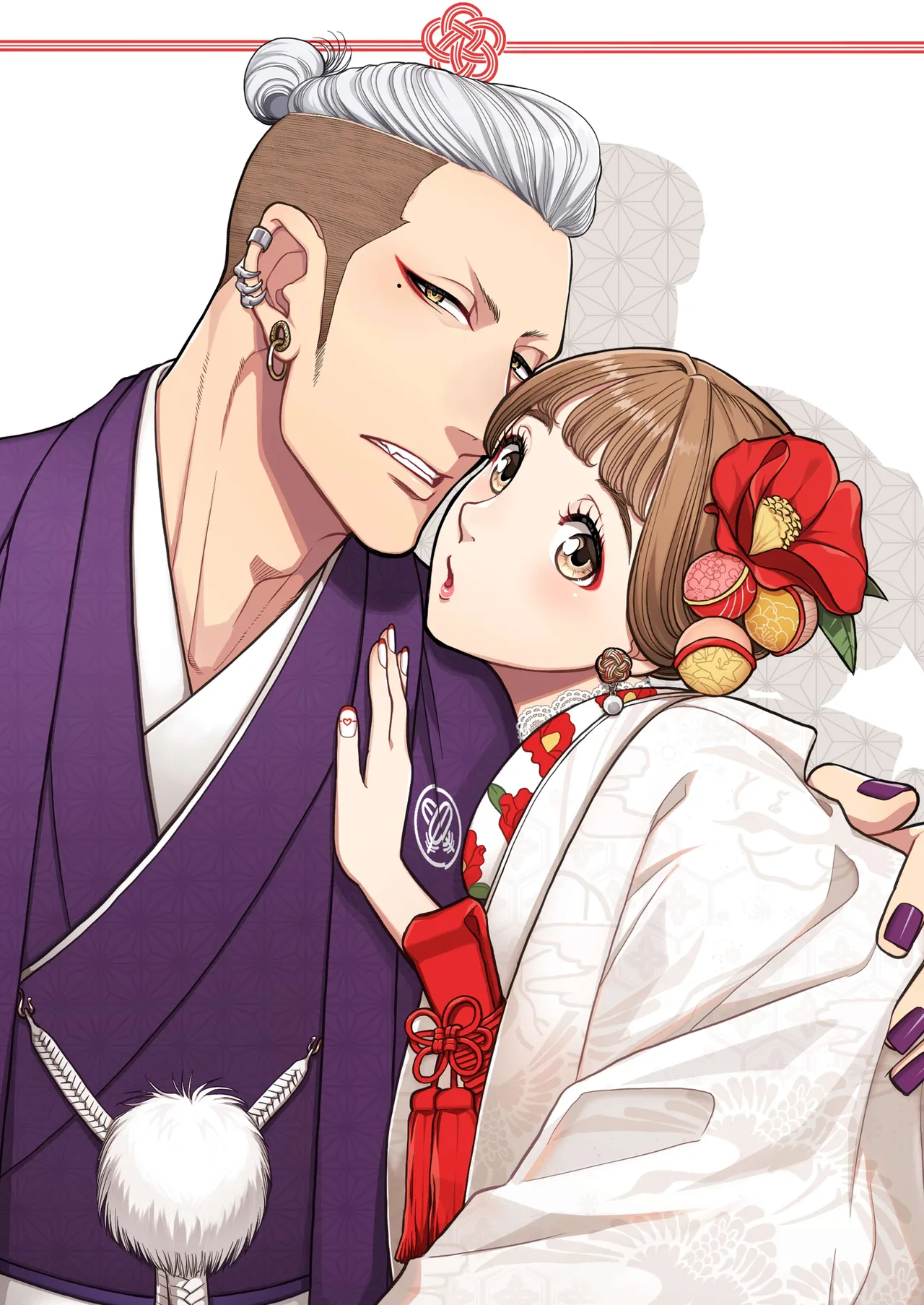 Inkya Omega no Watashi ga Yankii Alpha no Kare to Tsugai ni Narimashita -Shoyahen- page 1 full