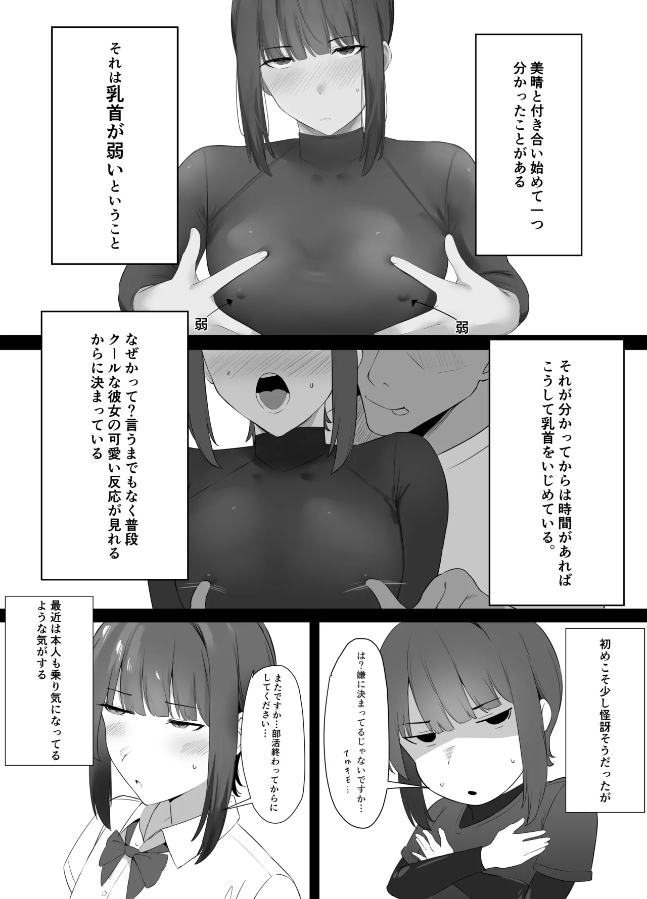 Fudan kūruna undō-bu joshi wa chikubi ga yowai page 5 full