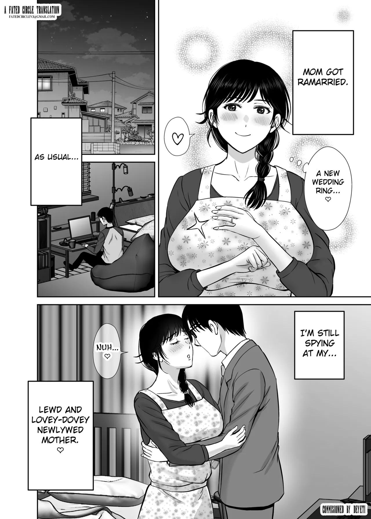 Kyonyuu Kaa-san ga Boku no Me mo Mae de 2 ~Bonyuu Mamire de Ikimakutta Hanashi~ page 3 full