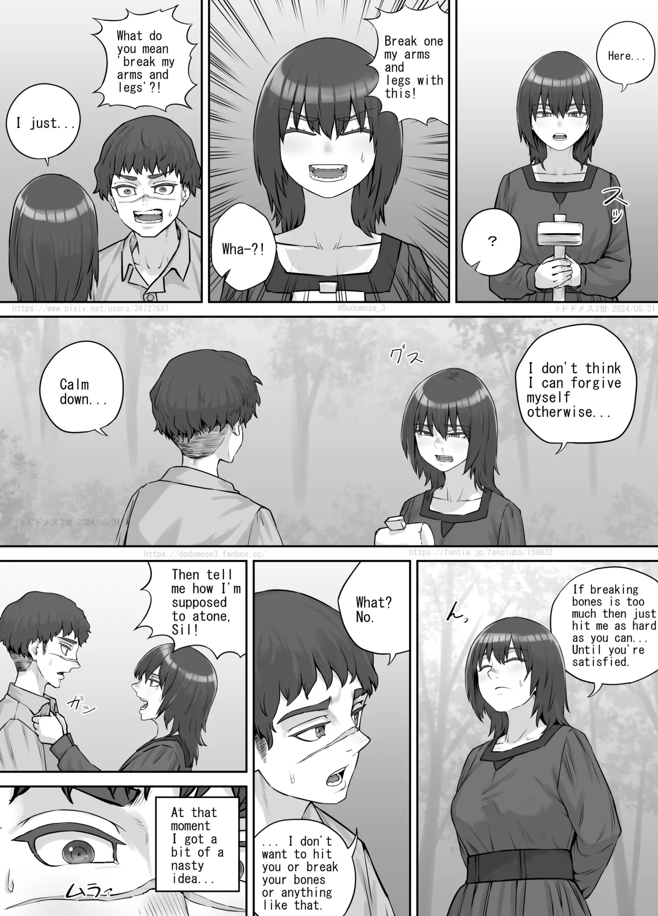 Kega o Saseteshimatta Bachi Toshite Iroiro Misetemorau Hanashi page 6 full