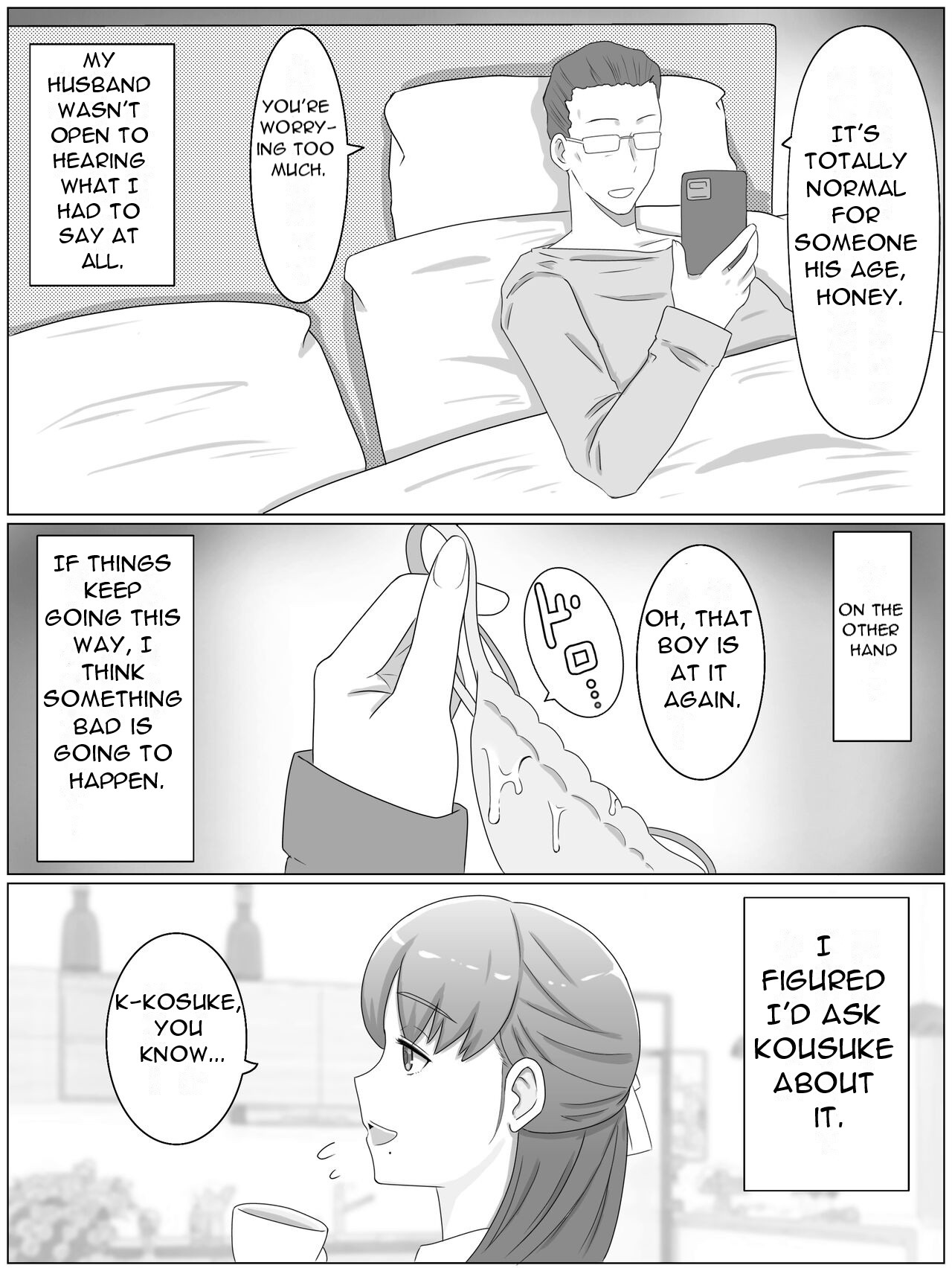 Kaa-san to Shitai Koto ~ Musuko no Kodane de Haramu Kyonyuu Haha page 5 full
