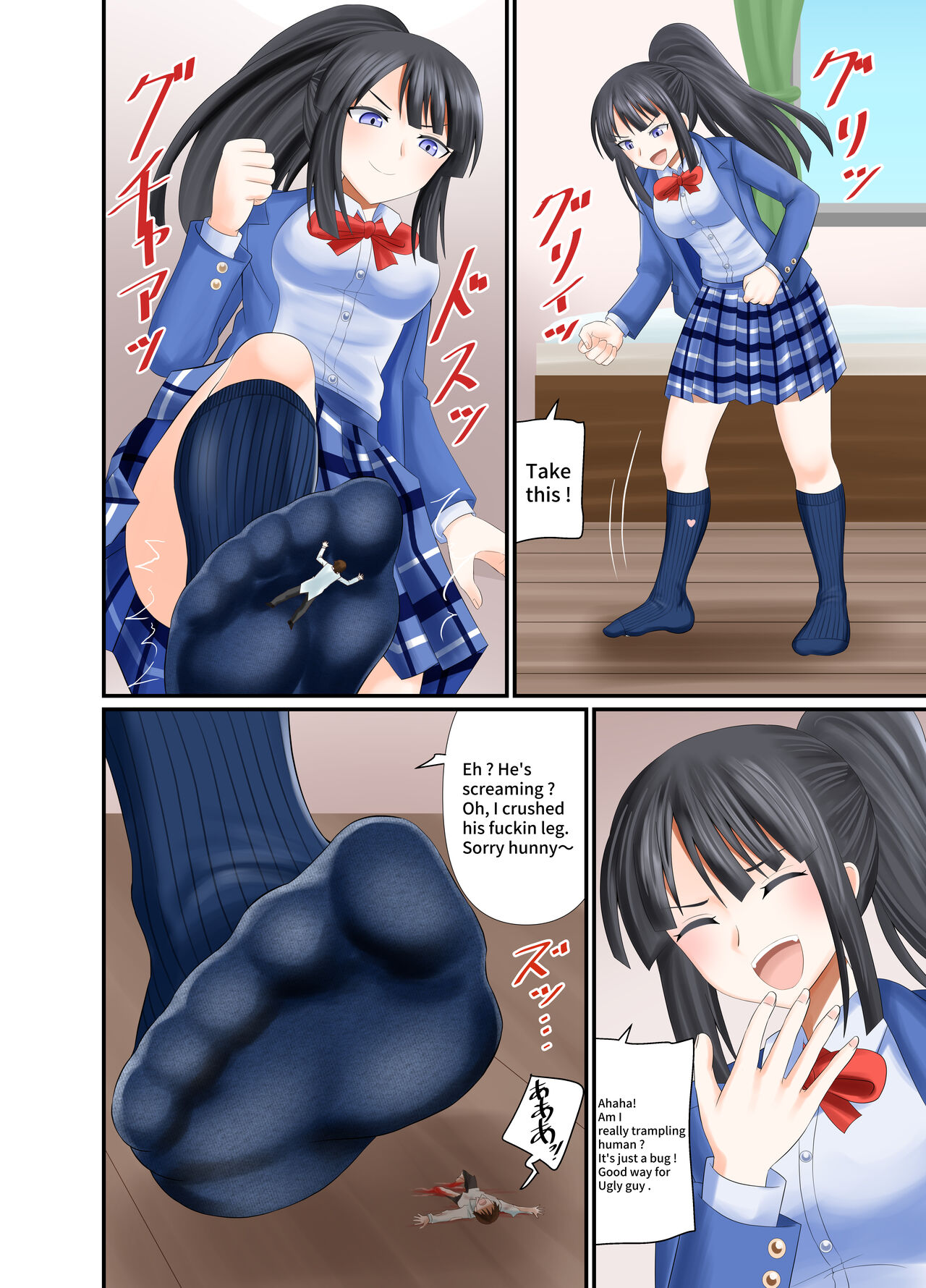 Revenge being Stomped by Navy blue socks page 6 full