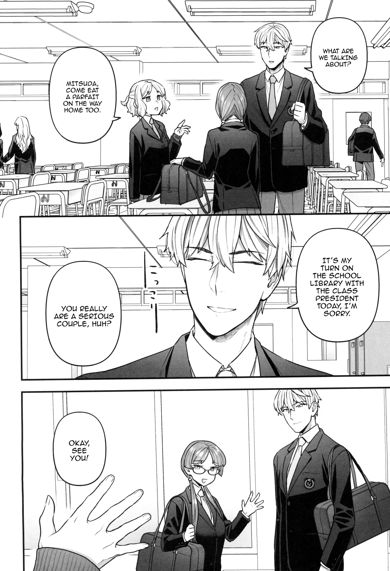 Iinchou to Mitsuda-kun no Houkago - Otonashi Kotoha and Mitsuda Makoto / The Prez And Mitsuda-kun After Class - Otonashi Kotoha and Mitsuda Makoto page 6 full