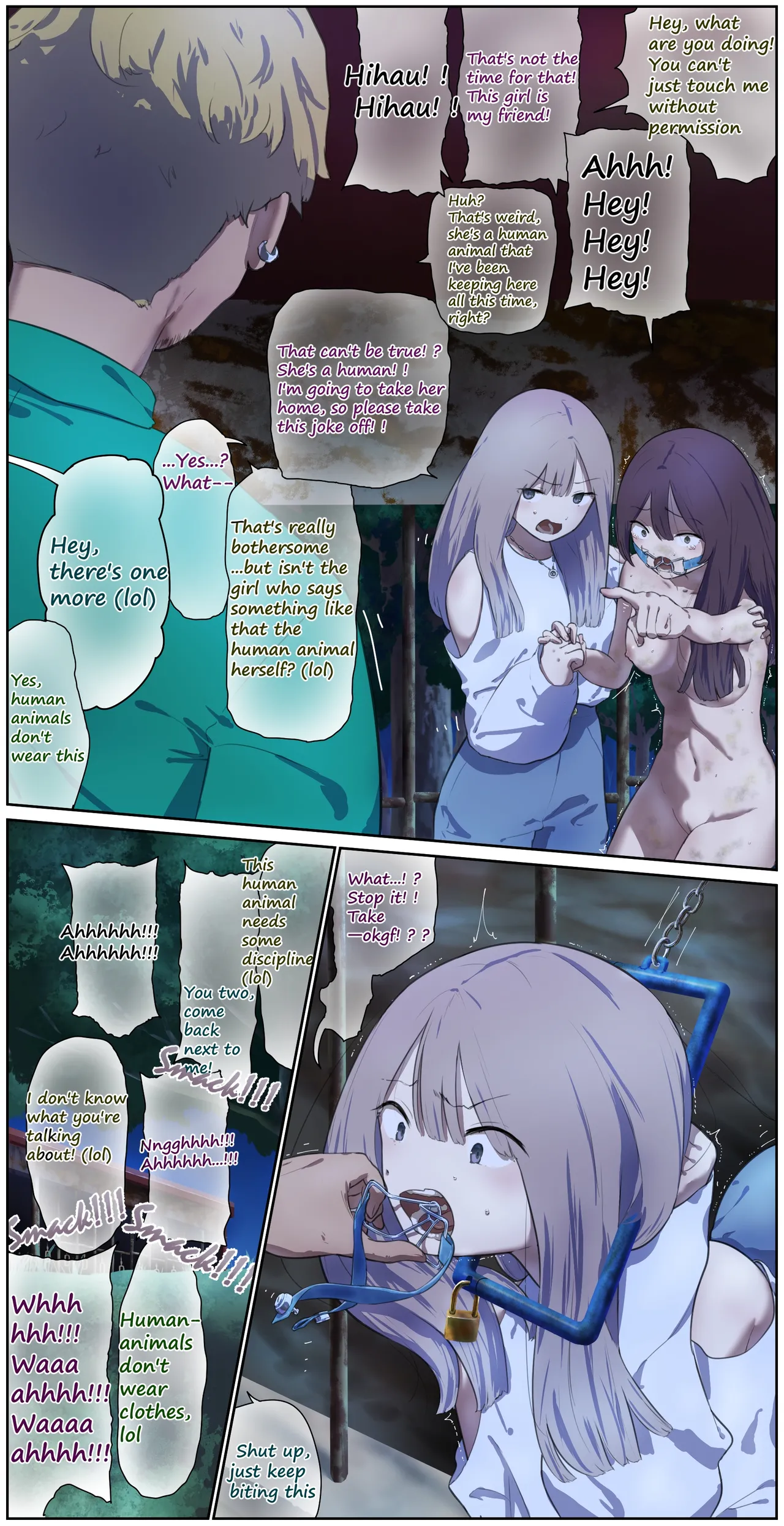 On the way home, at the barn at night part2 page 6 full