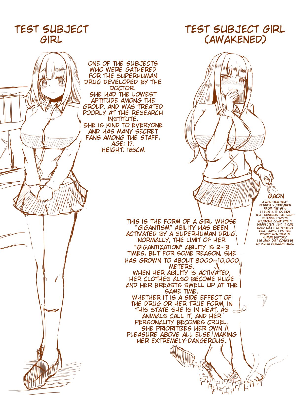 Hikentai Shoujo to Kaijuu | Test Subject Girl page 10 full