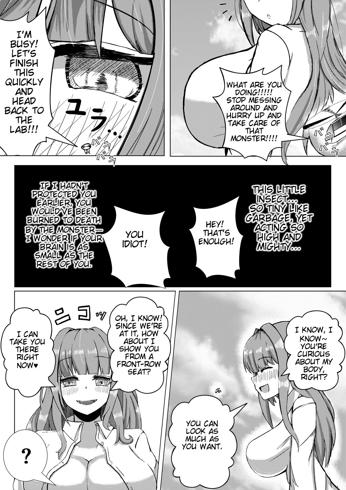 Hikentai Shoujo to Kaijuu | Test Subject Girl page 7 full