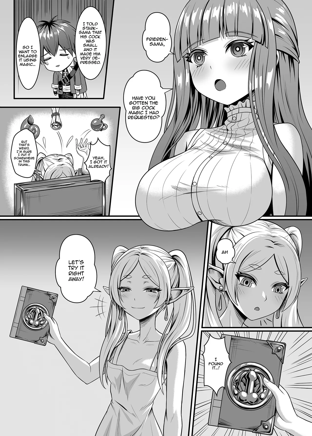 Frieren no Kyokon Mahou / Frieren's Big Dick Magic page 3 full