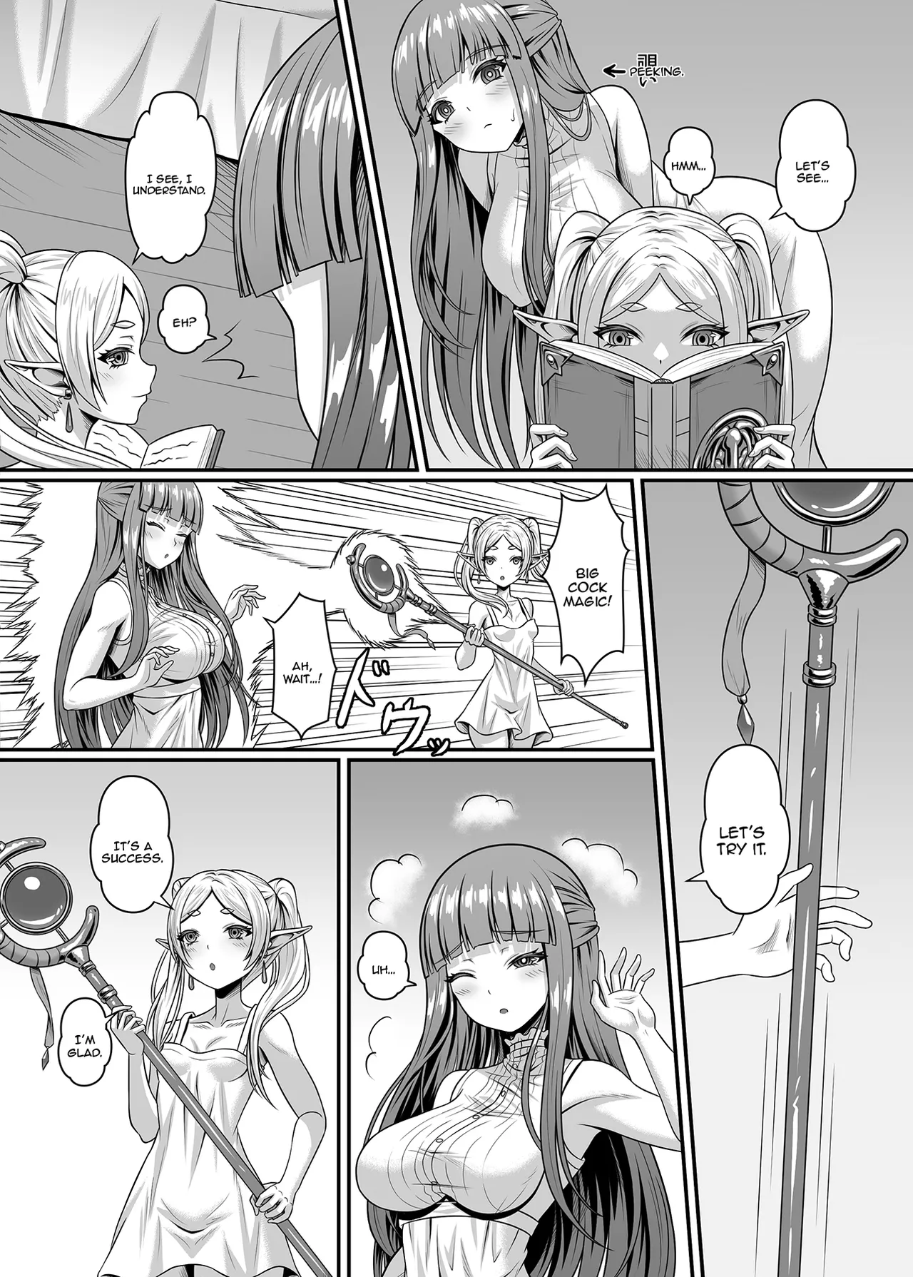 Frieren no Kyokon Mahou / Frieren's Big Dick Magic page 4 full