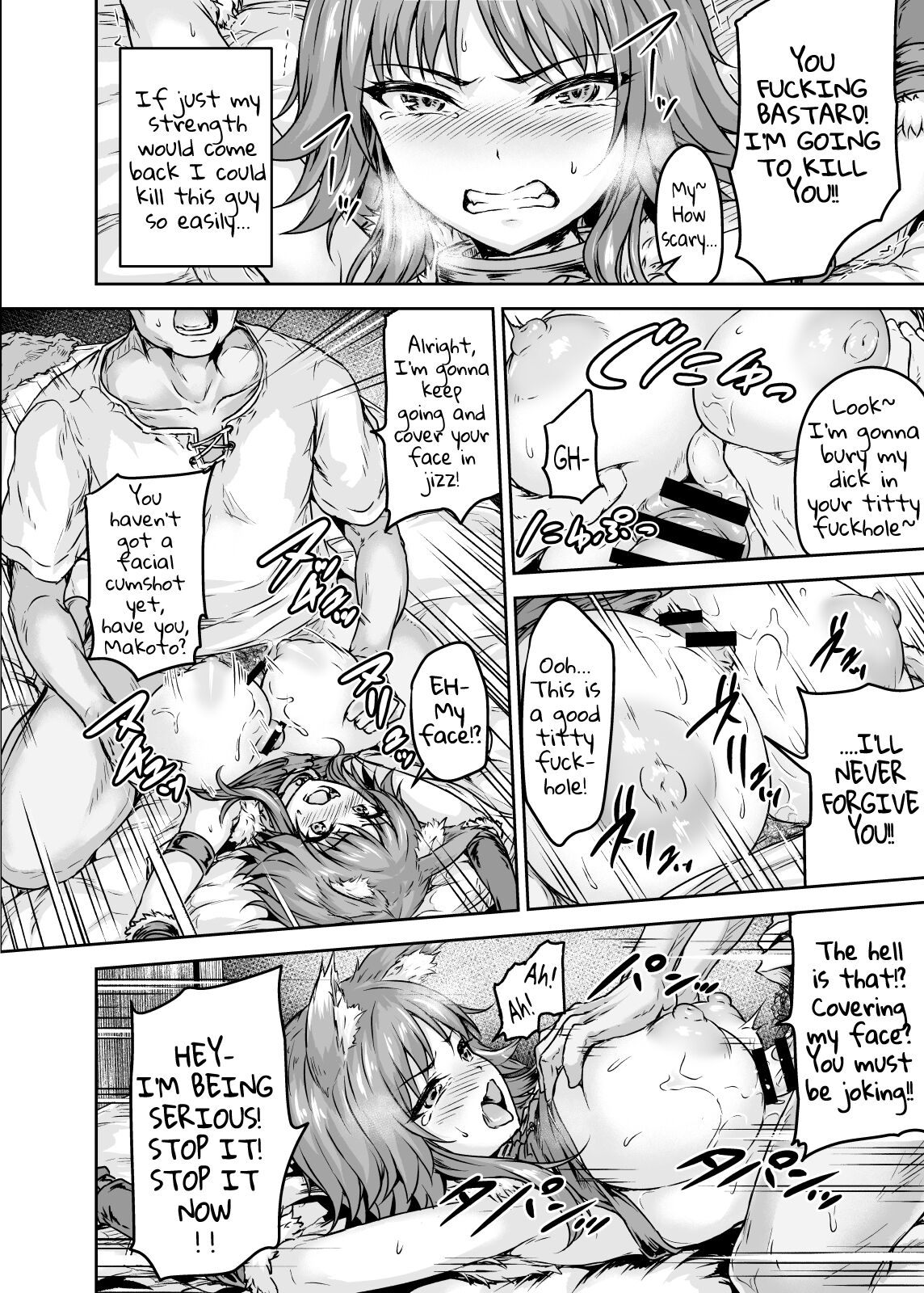 Mesuinu Keiyaku Kairaku Ochi Makoto | Makoto Falls to Pleasure with a Bitch Contract page 9 full