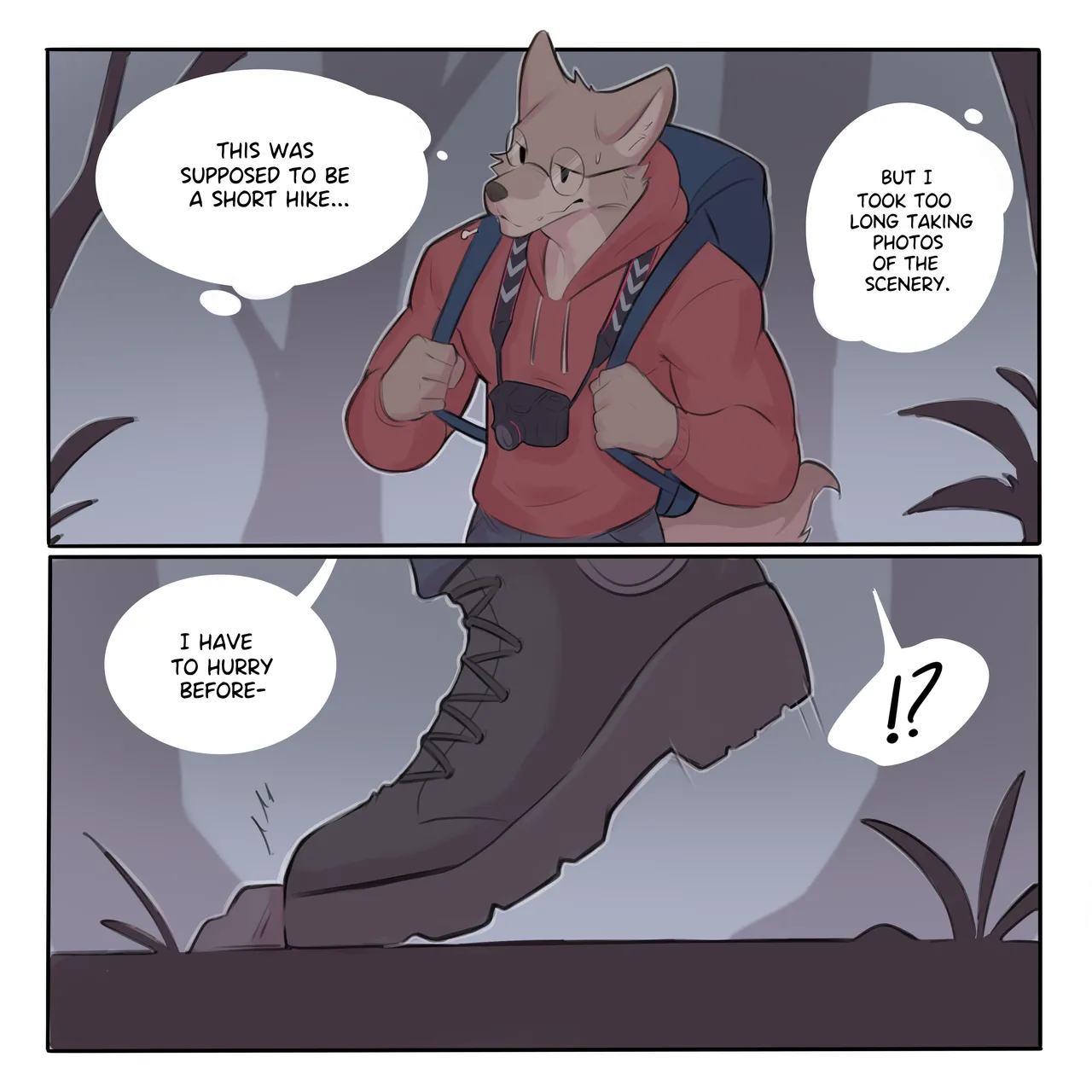 A Late Hike page 1 full