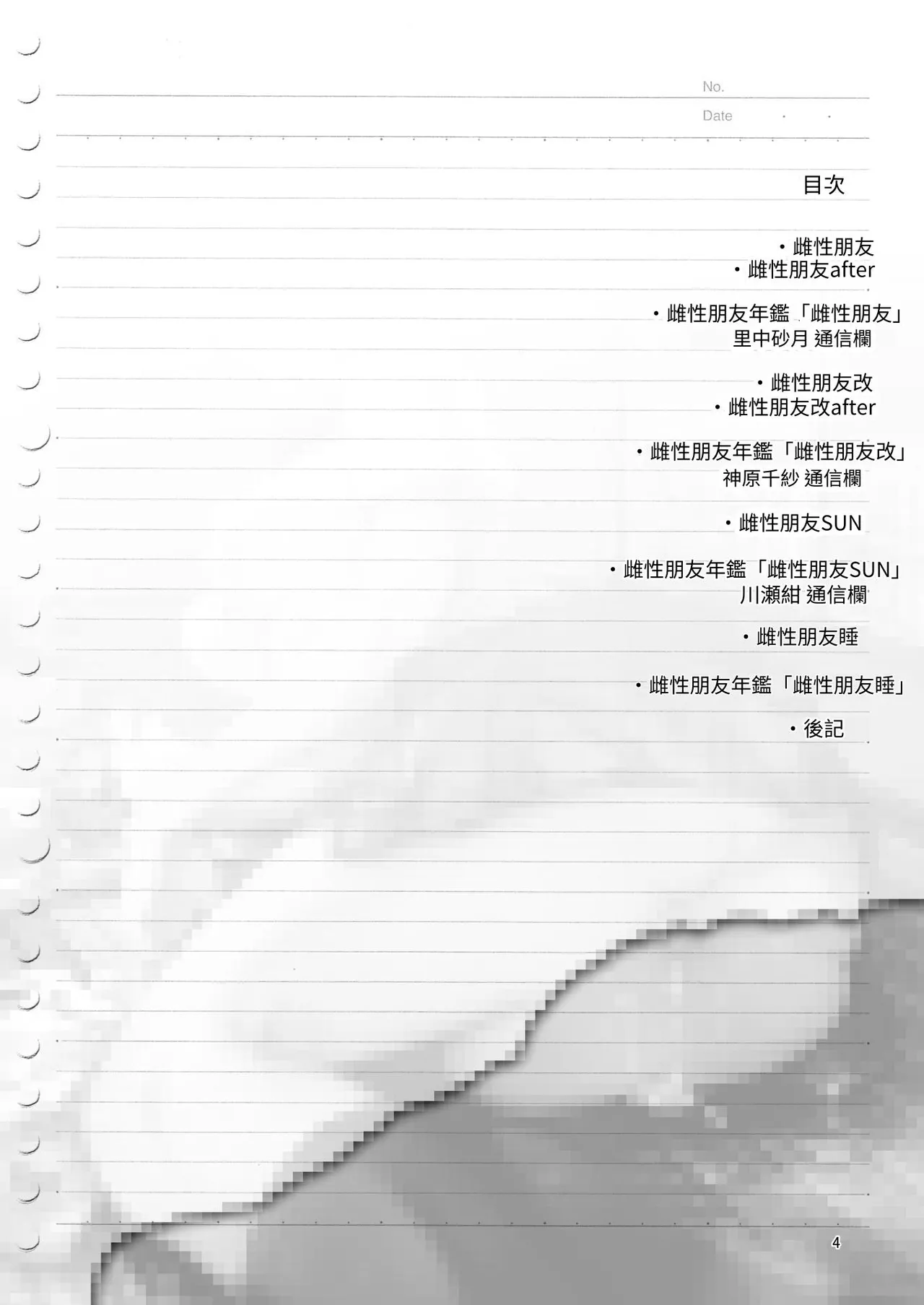 Mesudachi. Soushuuhen 1 | 雌性朋友。總集篇1 page 4 full