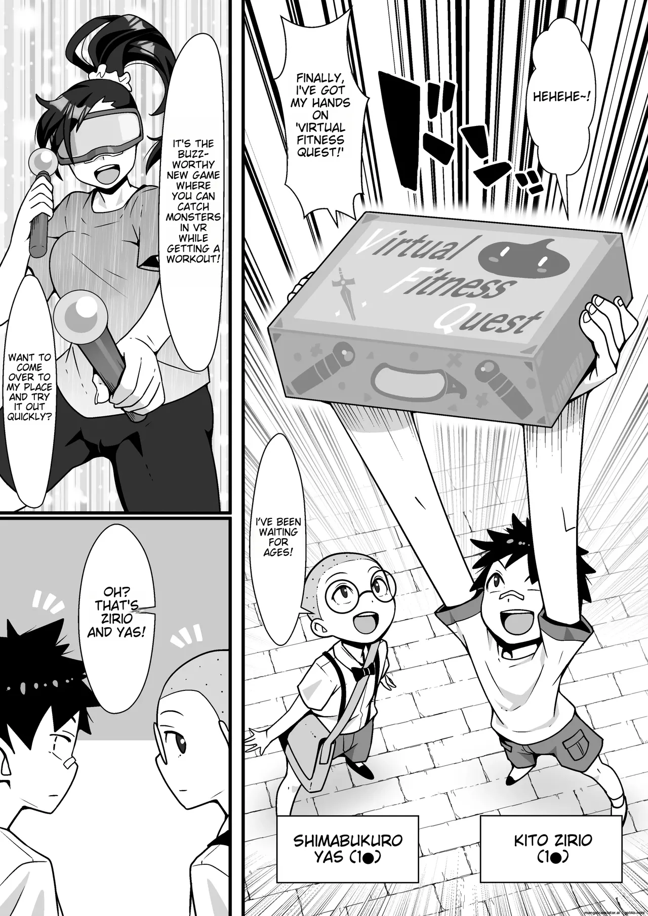 VR Game Akuyou SEX Mission! - Virtual Fitness Quest page 2 full