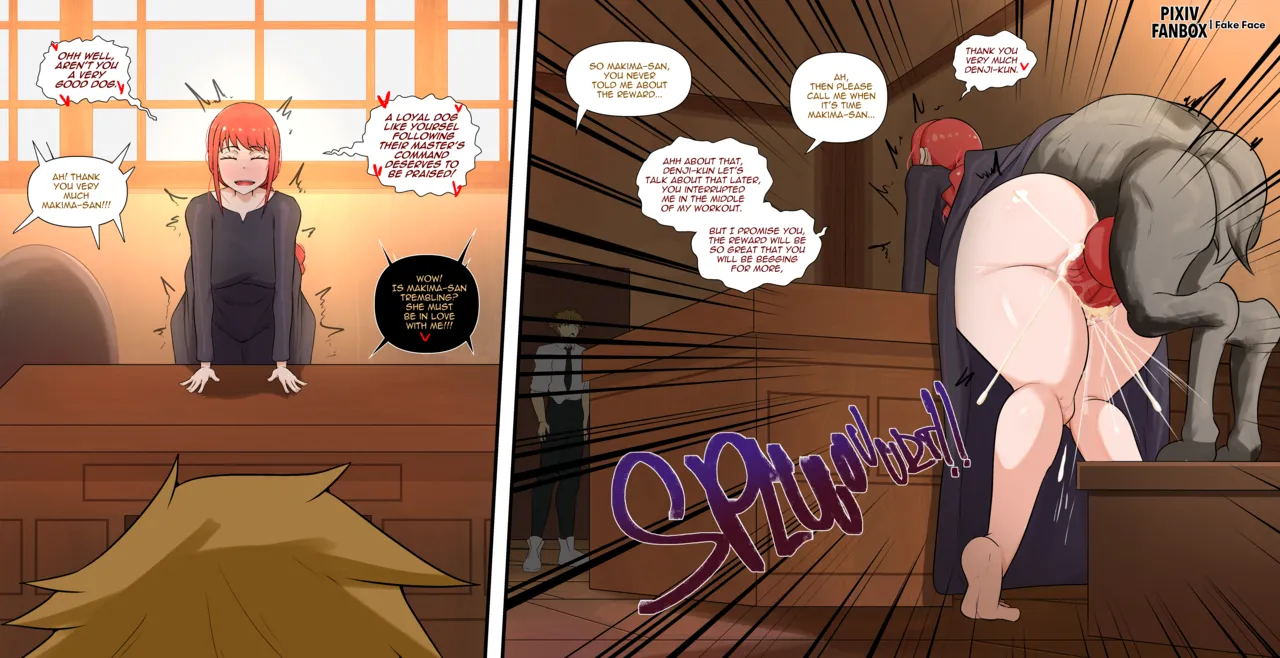 fake face MAKIMA!! page 2 full