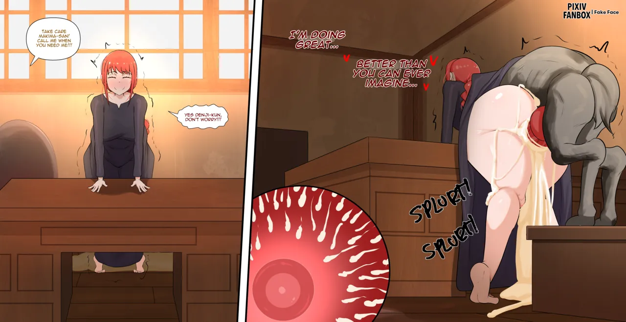 fake face MAKIMA!! page 3 full