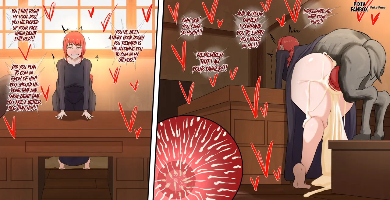 fake face MAKIMA!! page 4 full