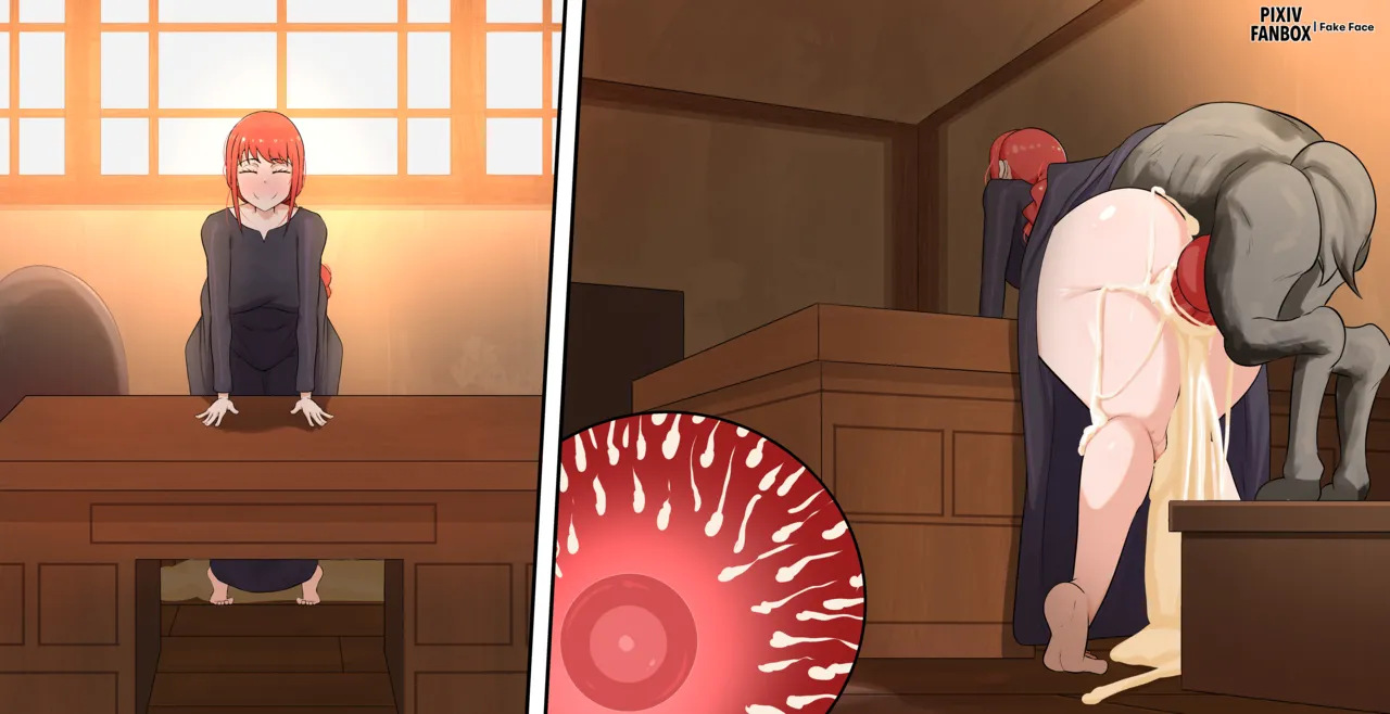 fake face MAKIMA!! page 8 full