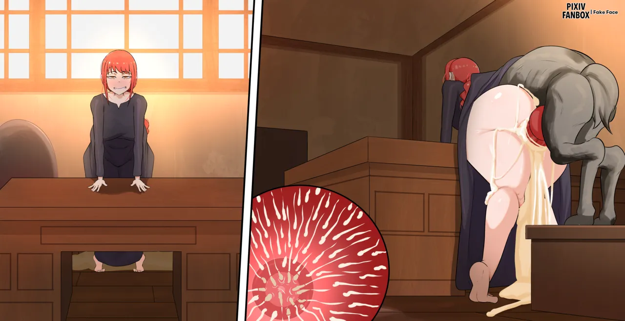 fake face MAKIMA!! page 9 full