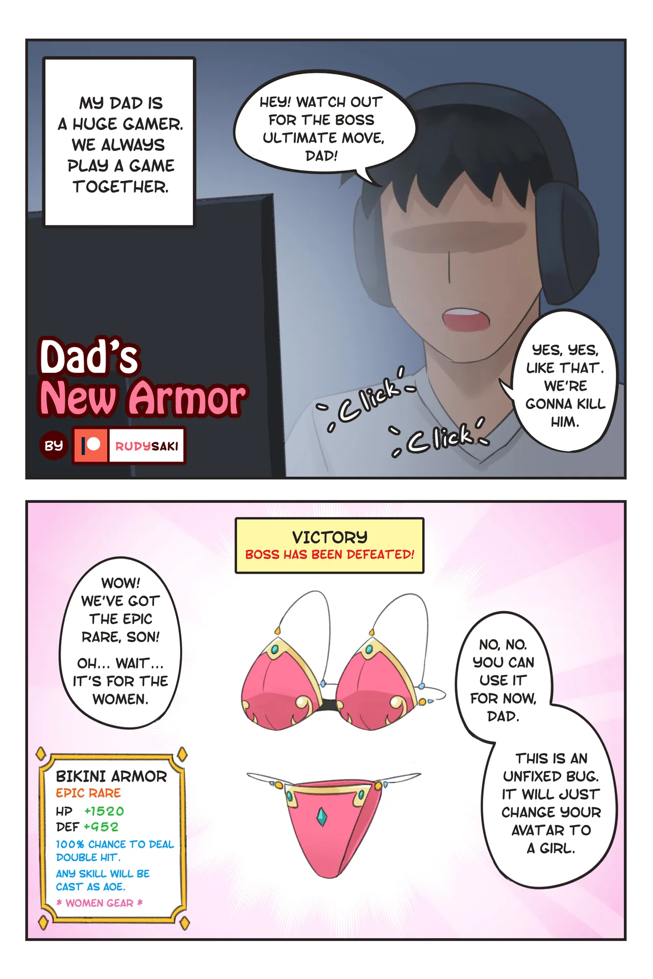 Dad's New Armor page 1 full