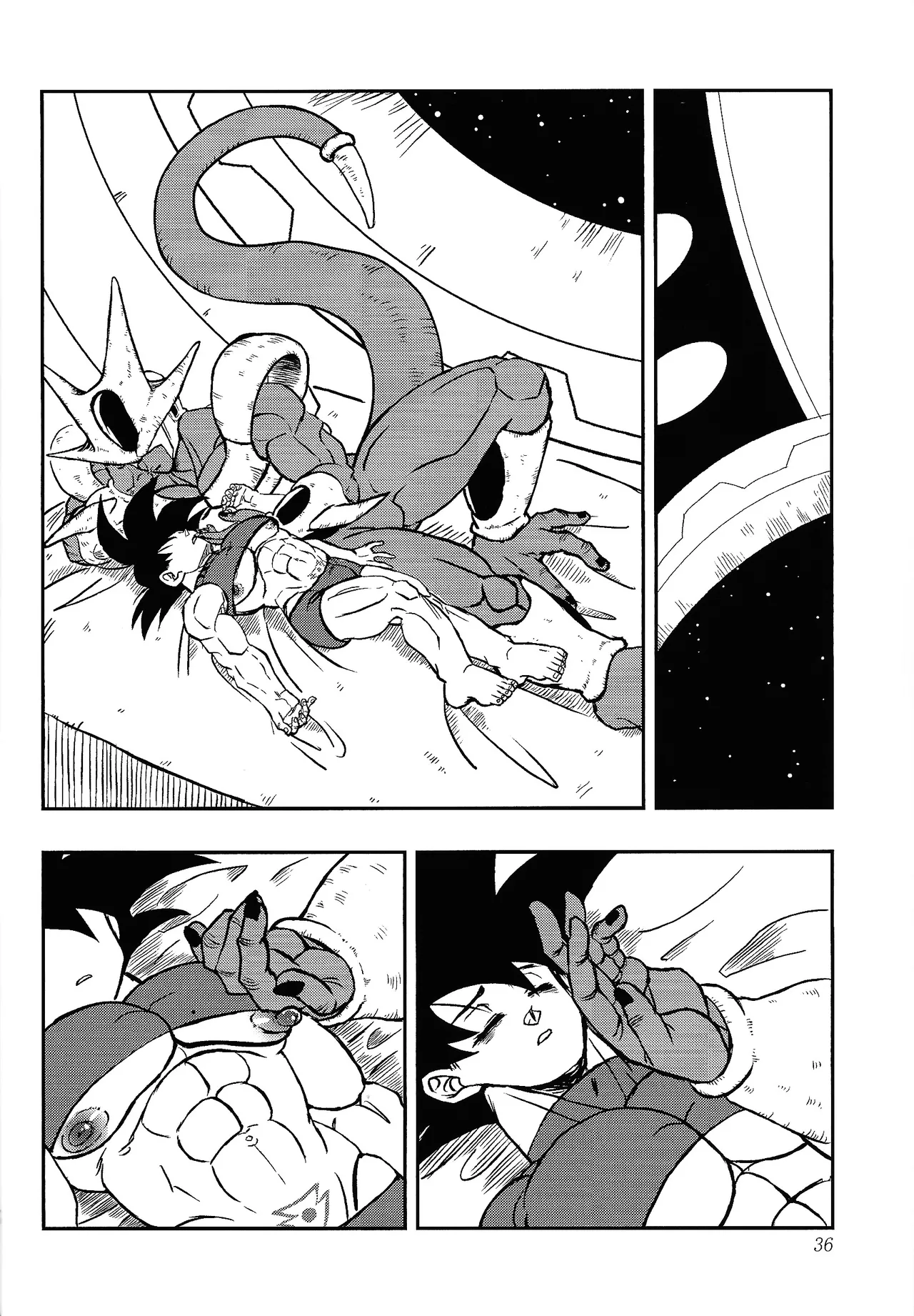 [Kakashi neko (Mocho)] Uchu no yoran (Dragon Ball Z) Hentai - Raw  35
