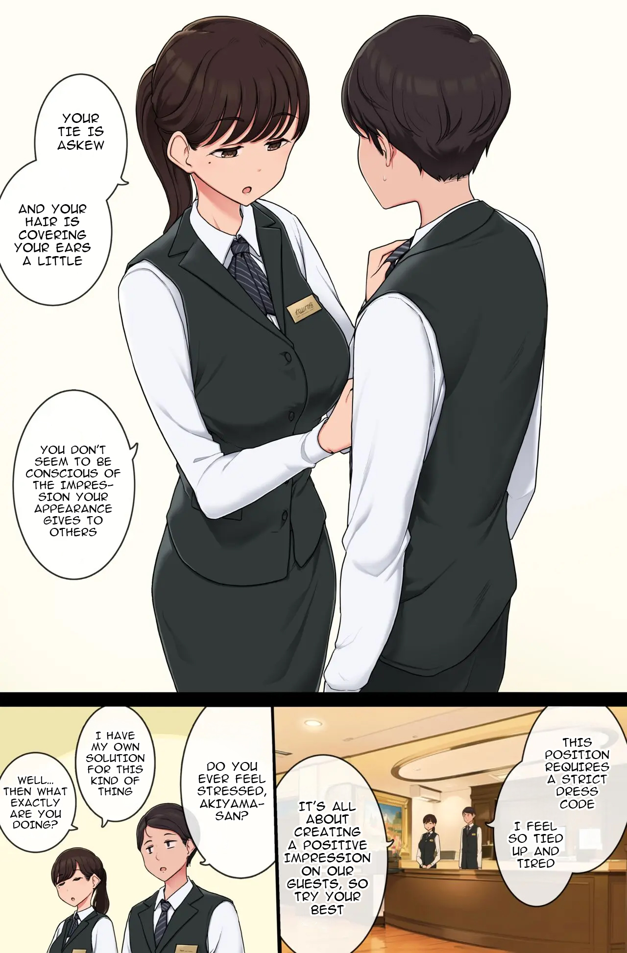 Fudan Midashinami ni Kibishii Senpai ga Ura de wa Ero Ishou Kiru no ga Daisuki datta Hanashi | A story about a senior who is usually strict about appearance, but loves to wear sexy costumes in private page 2 full