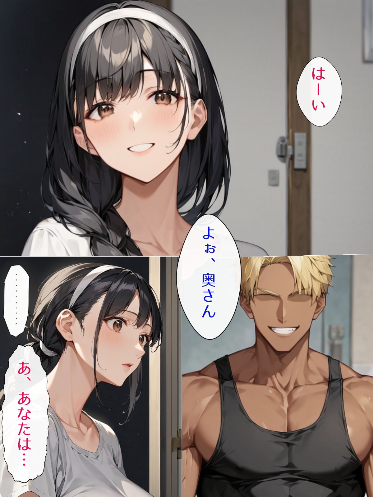 Chinpira ni Tanezuke Press de Otosareta Bakunyuu Tsuma page 10 full